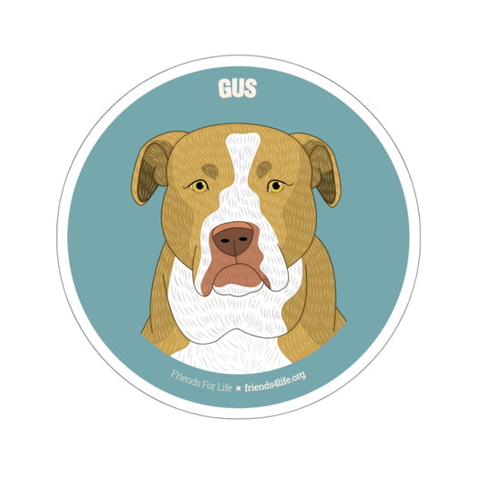 Gus Dog Sticker