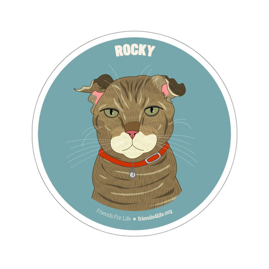 Rocky Cat Sticker